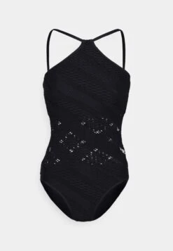 Seafolly Marrakesh High Neck One Piece - Badpak - Black -Mode Kleding Winkel 041cb90b4a9f4f78b01ca16abe836c4a