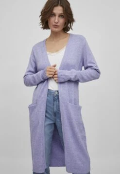 Vila Viril Long Cardigan - Vest - Sweet Lavender -Mode Kleding Winkel 0461c2f76a344ff59c27726778a76a92