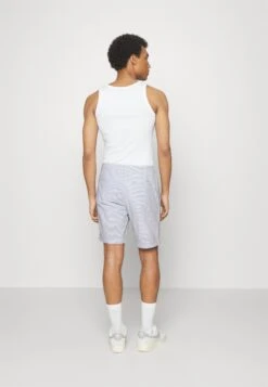 Pier One Pleated Seersucker Short - Shorts - Blue -Mode Kleding Winkel 0505307b83204187a2876ecbcc2f0c68