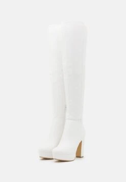 Anna Field Overknee Laarzen - White -Mode Kleding Winkel 0787991cf3de4493bae540771d91993c