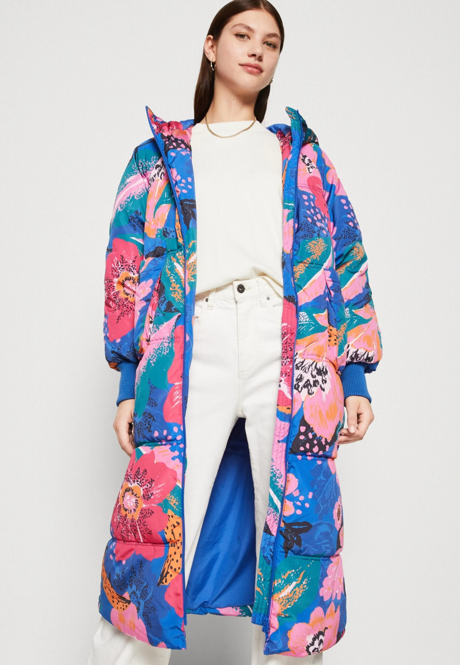 Yassimilly Padded Coat - Winterjas - Blue Iolite/Milana 4 Yassimilly Padded Coat - Winterjas - Blue Iolite/Milana - Afbeelding 4