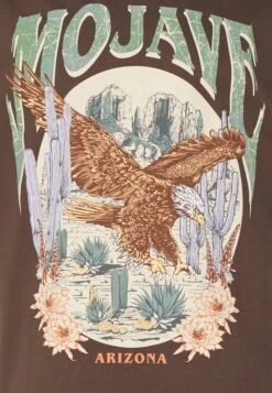 YOURTURN Unisex - T-Shirt Print - Brown -Mode Kleding Winkel 0fe15e72a7d74f2b9f5faf99cadf6939