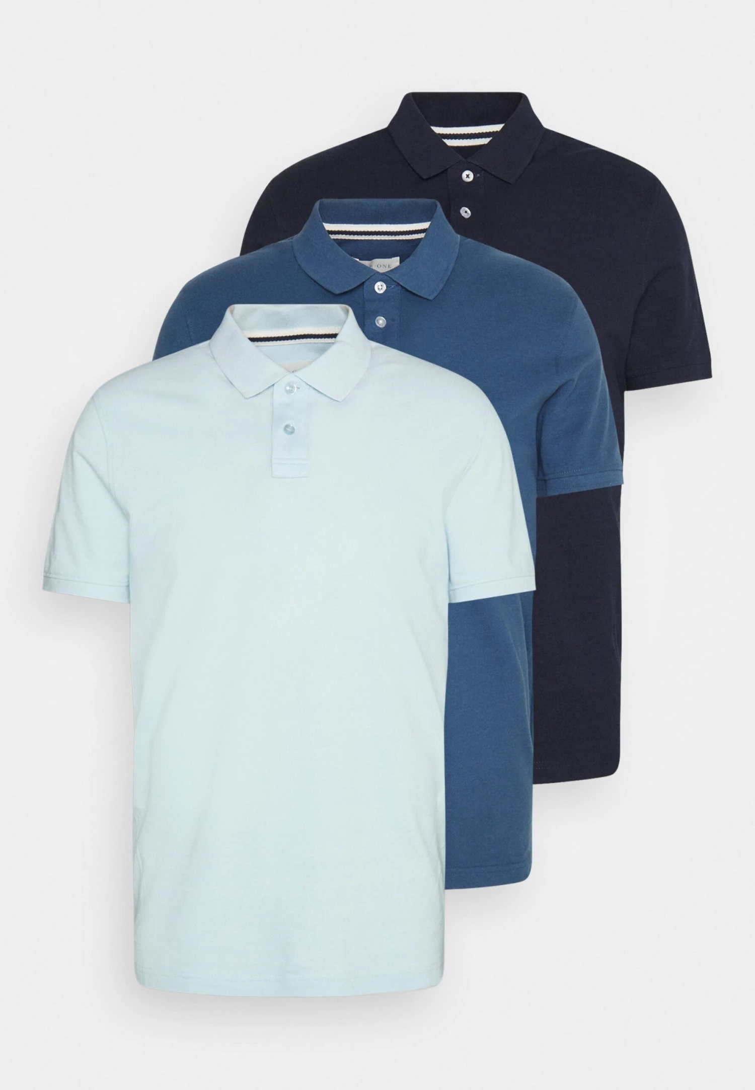 Pier One 3 Pack - Poloshirt - Light Blue/Blue/Dark Blue 6 Pier One 3 Pack - Poloshirt - Light Blue/Blue/Dark Blue - Afbeelding 6