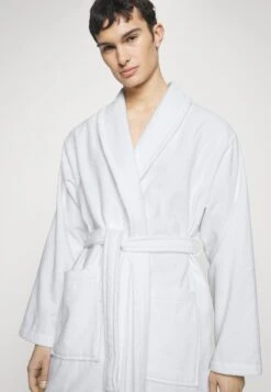 Pier One Shawl Towel Bathrobe - Badjas - White -Mode Kleding Winkel 1750537fe5284a27957b17c8aded1f98