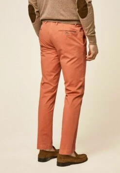 Hackett London Core Kensington - Chino - Orange -Mode Kleding Winkel 1b08a1229fdf40a38b3bf0c8b4c767ad