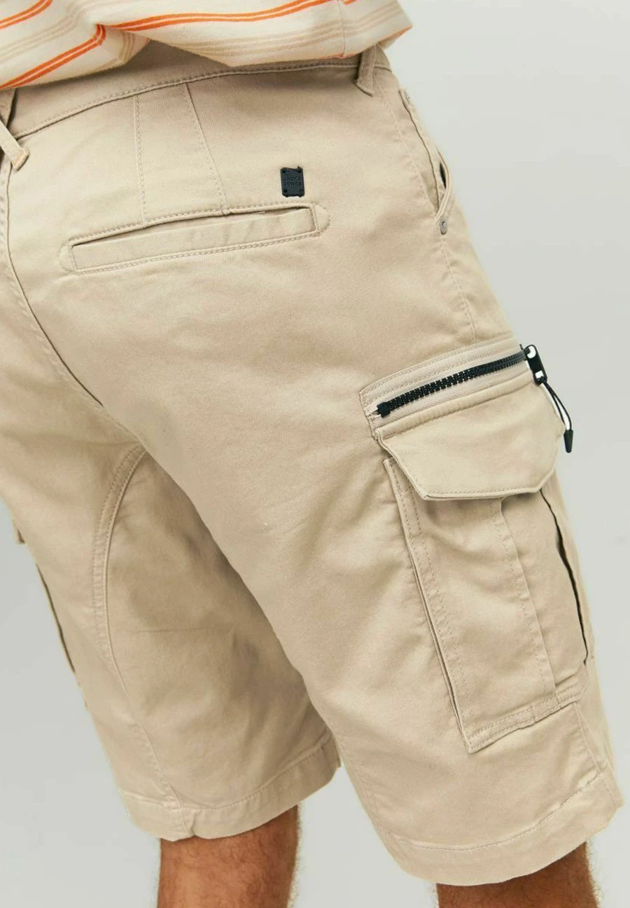 Jack & Jones Unifarbene Dex Mit Cargotaschen - Shorts - Oxford Tan 4 Jack & Jones Unifarbene Dex Mit Cargotaschen - Shorts - Oxford Tan - Afbeelding 4