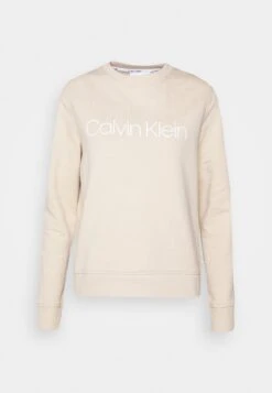 Calvin Klein Core Logo - Sweater - White Clay -Mode Kleding Winkel 28fe3dac0bd4491aa03e5804ed475f3b