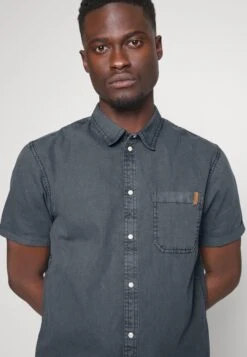 Pier One Overhemd - Blue-Grey -Mode Kleding Winkel 2969b08dfdf94ae3beba35297f96f561