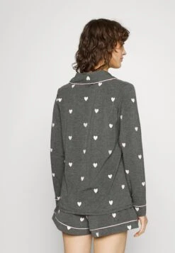 Anna Field Pyjama - Dark Grey/Pink -Mode Kleding Winkel 2a8acec178724d569337a035ed5901d7