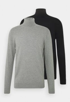 Pier One 2 Pack - Basic Turtleneck - Trui - Black/Mottled Light Grey 17 Pier One 2 Pack - Basic Turtleneck - Trui - Black/Mottled Light Grey -Mode Kleding Winkel 2df07891f3cf443da67ee4c7a11ee632