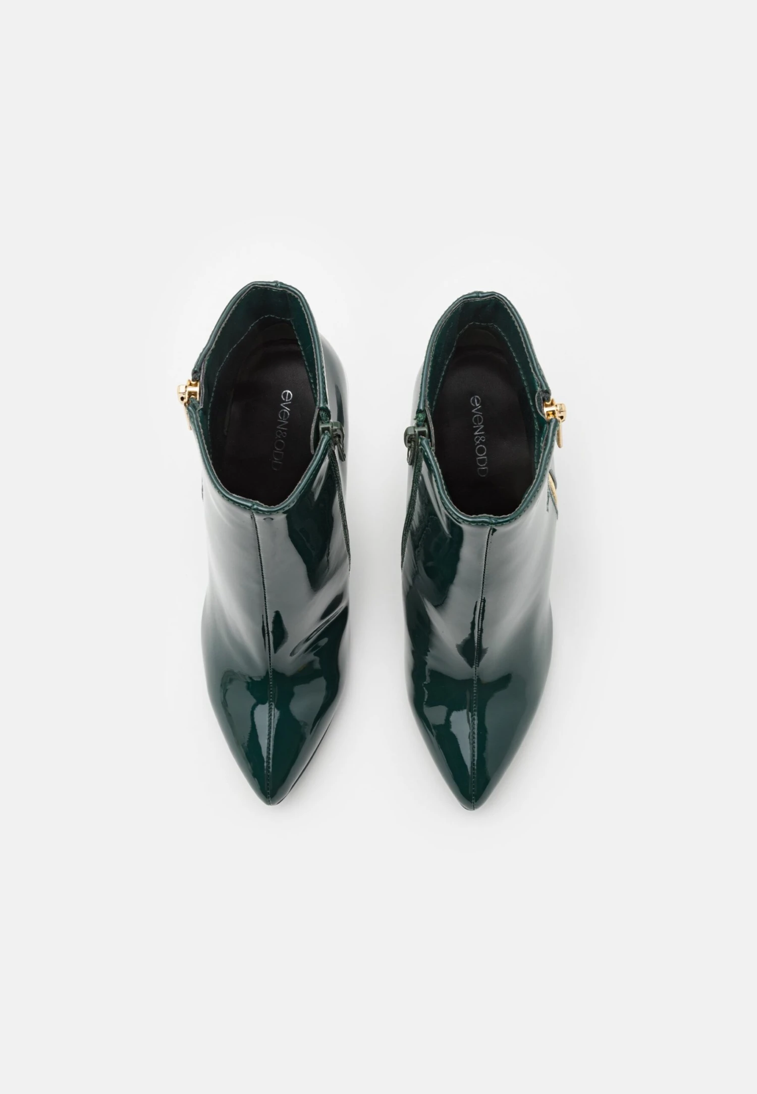 Even&Odd Enkellaarsjes Met Hoge Hak - Green 6 Even&Odd Enkellaarsjes Met Hoge Hak - Green - Afbeelding 6