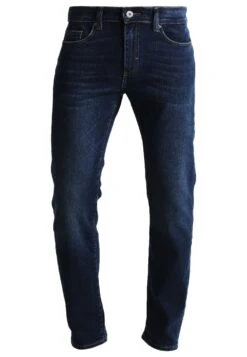 Pier One Basic - Straight Leg Jeans - Dark Blue Denim -Mode Kleding Winkel 2eca1850673c4e00a195e13ab1393822