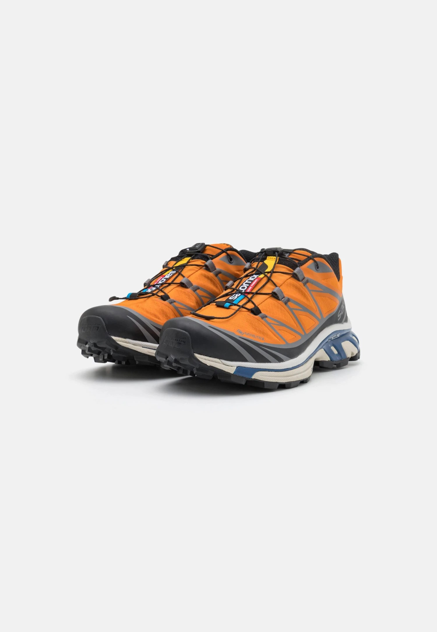 Salomon Xt-6 Gtx Unisex - Sneakers Laag - Marmalade/Black/Navy Peony 2 Salomon Xt-6 Gtx Unisex - Sneakers Laag - Marmalade/Black/Navy Peony - Afbeelding 2