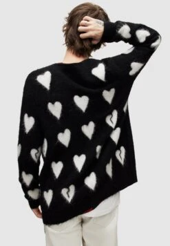 AllSaints Amore - Vest - Black/White -Mode Kleding Winkel 2fa9a24e7ffa4ac38a2bb2a46e1d29b4