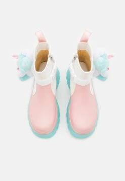 KOI FOOTWEAR Melanie Martinez Sweet Teddy Bear Platform Boots - Korte Laarzen - Blue/Pink/White -Mode Kleding Winkel 306889d4318e47c3abcf04060b3004bb