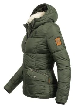 Navahoo Megan - Winterjas - Olive Green -Mode Kleding Winkel 3100d408049643c8b527341fa04c5f51
