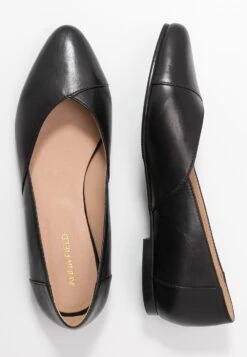 Anna Field Leather Ballerinas - Ballerina'S - Black -Mode Kleding Winkel 316e524bc9c2454ca98204aec739ea02