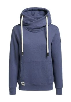 Khujo Rhabea - Hoodie - Dunkelblau -Mode Kleding Winkel 36e32cbb00854c40ae4eaeb01bfcc7d3