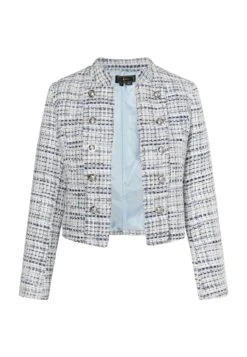 Faina Bouclé - Blazer - Blau Mehrfarbig -Mode Kleding Winkel 39362cc806cf413aa20bfa6e7f1b5688
