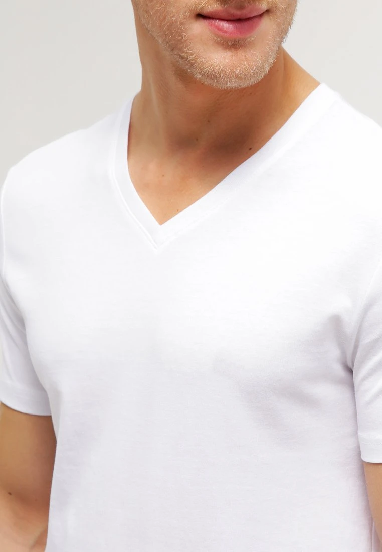 Pier One 2 Pack - T-Shirt Basic - White/Black 5 Pier One 2 Pack - T-Shirt Basic - White/Black - Afbeelding 5