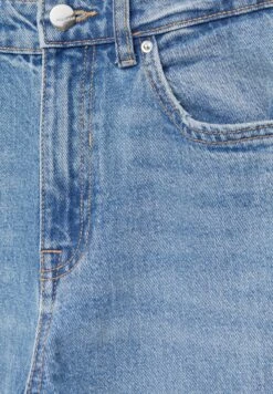 PULL & BEAR High Waist - Straight Leg Jeans - Stone Blue Denim -Mode Kleding Winkel 3d6538f94d9e47d38ecce7d75d1ce112