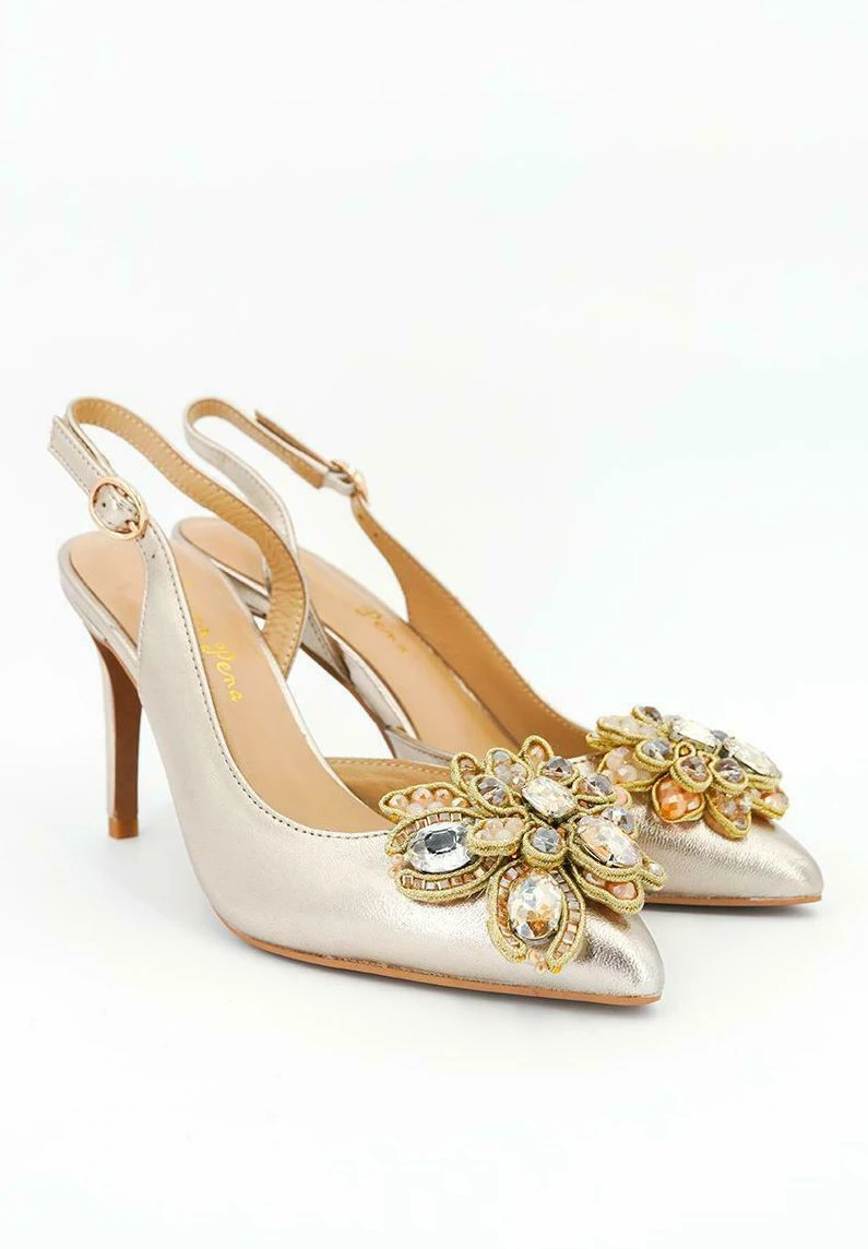 Alma En Pena Lagos - Hoge Hakken - Gold 2 Alma En Pena Lagos - Hoge Hakken - Gold - Afbeelding 2