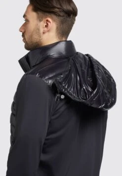 Khujo Bolt Shiny - Jas - Schwarz -Mode Kleding Winkel 401b90e0e713444ebadcfe224fcb84f6