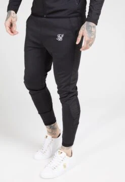 SikSilk Creased Pants - Trainingsbroek - Black -Mode Kleding Winkel 425be79de754423abedec1576aee96ac