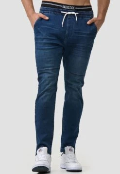 Mode Kleding Winkel 25 Indicode Jeans Fabrizio - Slim Fit Jeans - White Rinse