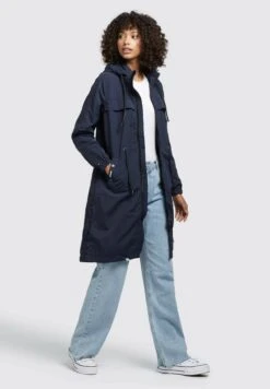Khujo Mantel Voya3 - Parka - Dunkelblau -Mode Kleding Winkel 433a8098a6d645ada8a119fe1e69b0be