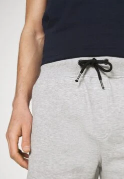 Pier One 2 Pack - Shorts - Mottled Light Grey/Dark Blue -Mode Kleding Winkel 4492c0dabf24436a989a44a463fac6c0