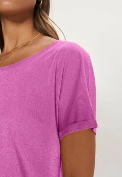 Mos Mosh Kay Tee - T-Shirt Basic - Vivid Viola 9 Mos Mosh Kay Tee - T-Shirt Basic - Vivid Viola -Mode Kleding Winkel 4709a0627ab34dd095b85e7659f6456e