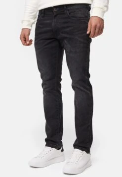 Indicode Jeans Incoil - Straight Leg Jeans - Vintage Black -Mode Kleding Winkel 4a43828855b0454b94cf239868cfc4eb