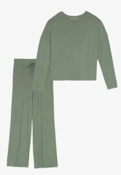 Anna Field Wide Leg - Pyjama - Khaki 11 Anna Field Wide Leg - Pyjama - Khaki -Mode Kleding Winkel 56399edf15f94c88bb3bebf375bcf274