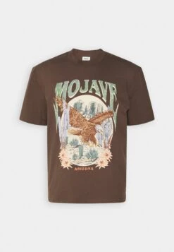 YOURTURN Unisex - T-Shirt Print - Brown -Mode Kleding Winkel 5680d2aaaf0c47ff99b4af752270d377