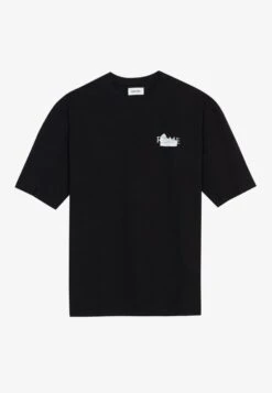 YOURTURN Rome Tee Unisex - T-Shirt Print - Black -Mode Kleding Winkel 5a586dd82f884ae796e0df5e7c970645