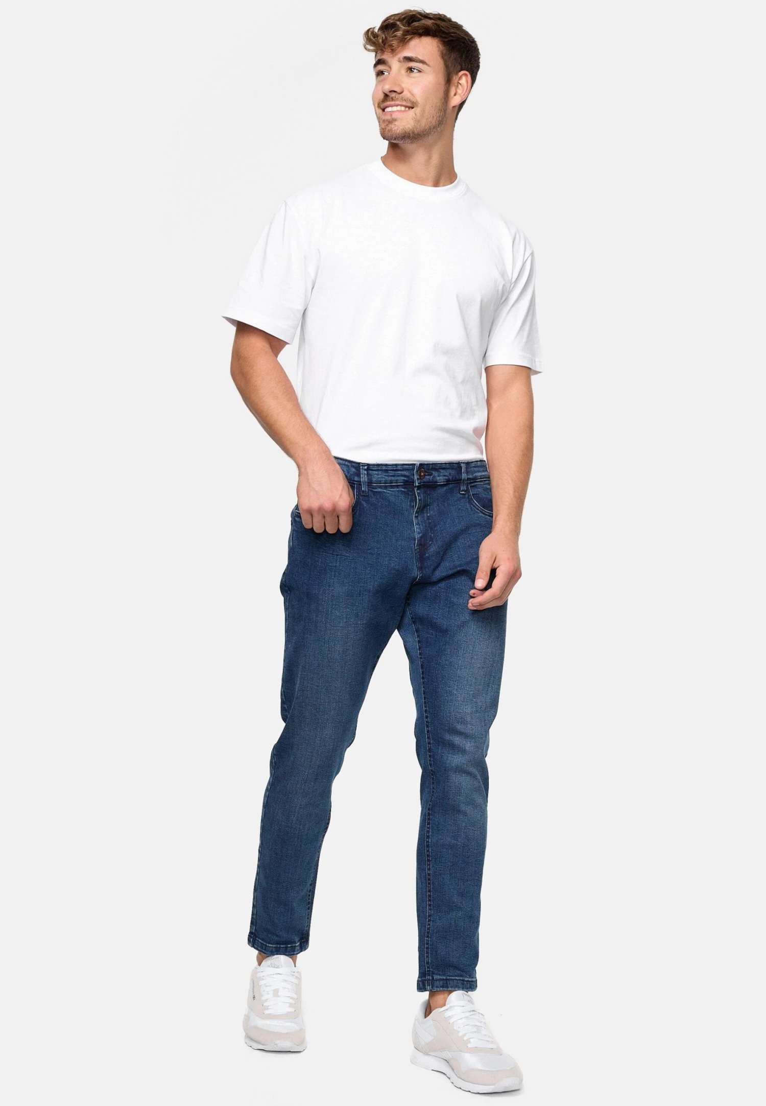 Indicode Jeans Daddy - Slim Fit Jeans - Retro Blue 2 Indicode Jeans Daddy - Slim Fit Jeans - Retro Blue - Afbeelding 2