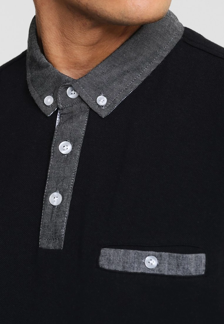 Pier One Poloshirt - Black 4 Pier One Poloshirt - Black - Afbeelding 4