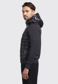 Khujo Bolt Shiny - Jas - Schwarz -Mode Kleding Winkel 5d2f9370cb254ea682e43832c4775765