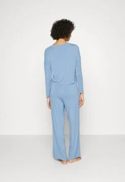 Anna Field Wide Leg - Pyjama - Blue 8 Anna Field Wide Leg - Pyjama - Blue -Mode Kleding Winkel 5d7dd1a4a7674b16b3ab1f88886fbe54
