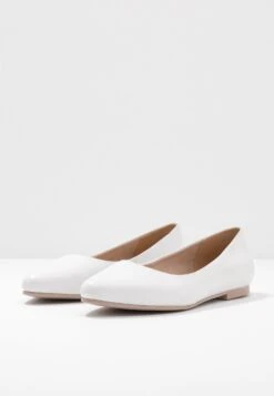 Anna Field Leather - Ballerina'S - White -Mode Kleding Winkel 5fa0643b433d408caa3b4cbb92838547