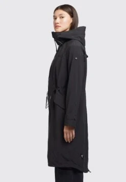 Khujo Marnia - Regenjas - Schwarz -Mode Kleding Winkel 608c8a4953444ff1a0e8d122007954b4