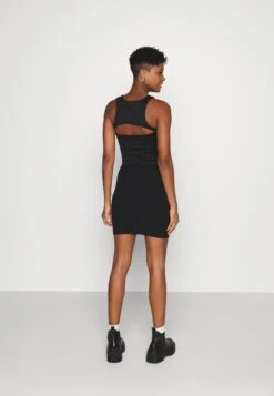 Even&Odd Basic Mini Ribbed Skirt - Kokerrok - Black -Mode Kleding Winkel 65cb68f6cbb74e00a56ec984a5b74be9