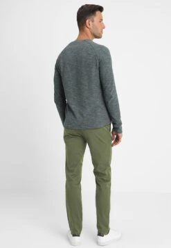 Pier One Chino - Dark Green -Mode Kleding Winkel 68ea94008079472785ad83ae6cb4e18a