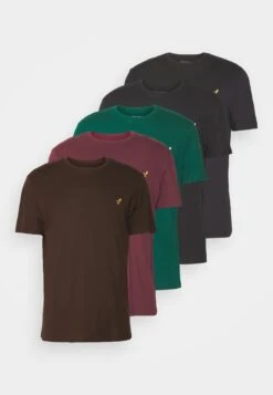 Pier One 5 Pack - T-Shirt Basic - Bordeaux/Dark Green/Dark Blue 17 Pier One 5 Pack - T-Shirt Basic - Bordeaux/Dark Green/Dark Blue -Mode Kleding Winkel 695ee0a9459c4064b966a3f795bf7133