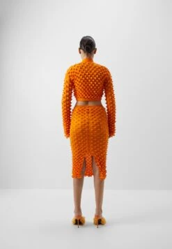 Spiky Cardigan - Vest - Orange -Mode Kleding Winkel 6adf4f2ca55e4b29969d33a7394e084d