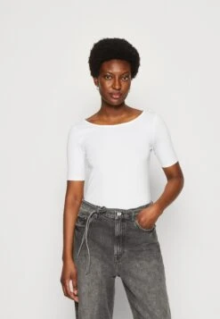 Anna Field T-Shirt Print - Dark Yellow/White -Mode Kleding Winkel 6b6a00b368df458aaf5c91a85226b3ba