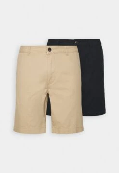Pier One 2 Pack - Shorts - Tan/Black -Mode Kleding Winkel 6d9aaab23c01455689a1f97d308c1dcf