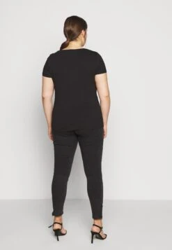 3Er Pack- T-Shirt Basic - White/Black/Dark Grey -Mode Kleding Winkel 70c09ae8a43a45bf9f9a0e62b2f893f6