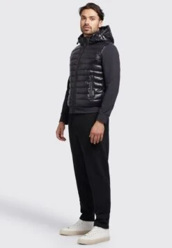 Khujo Bolt Shiny - Jas - Schwarz -Mode Kleding Winkel 71933b909948421f98a4bcfb7363798f